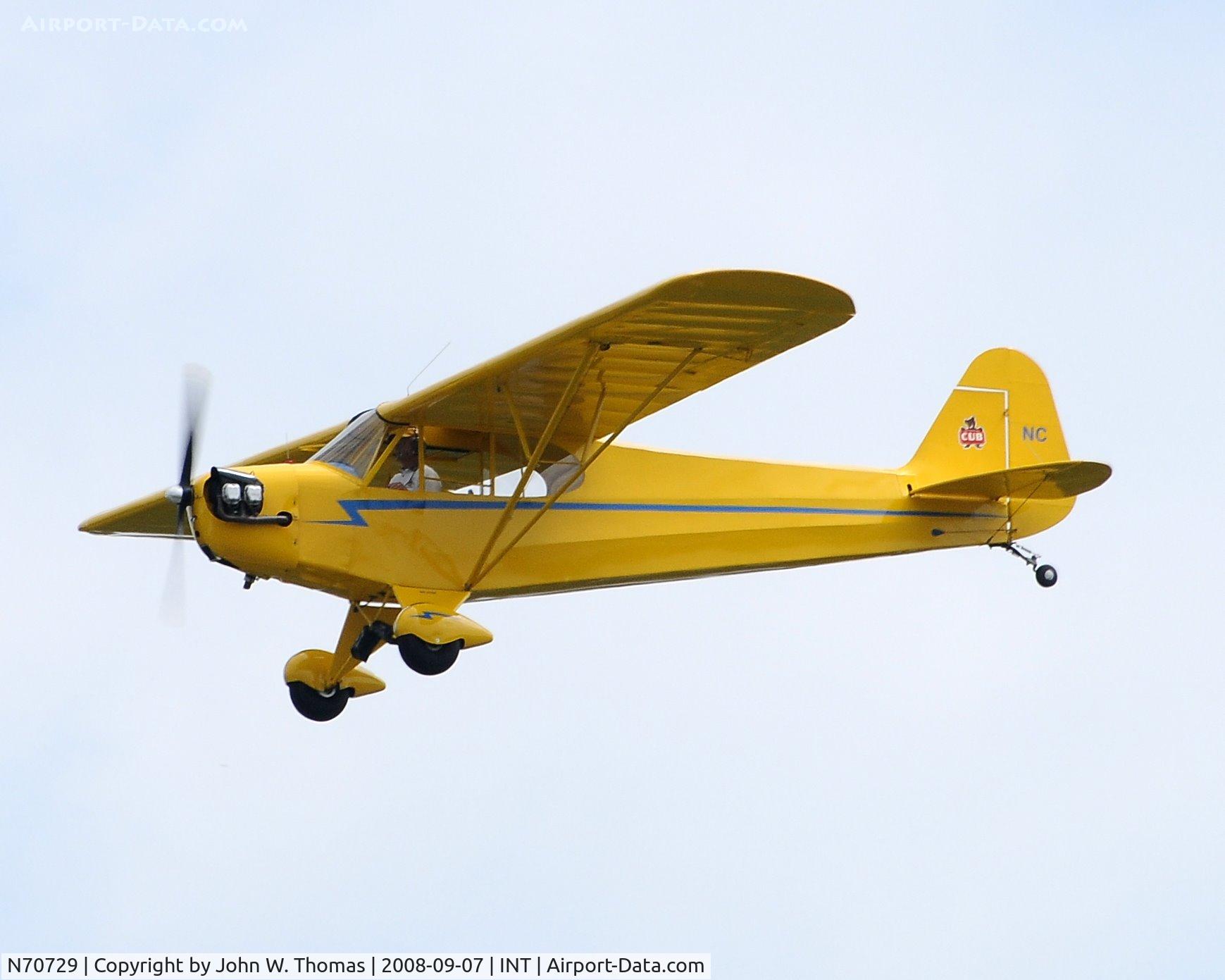 N70729, 1946 Piper J3C-65 Cub C/N 17746, Airshow Performance