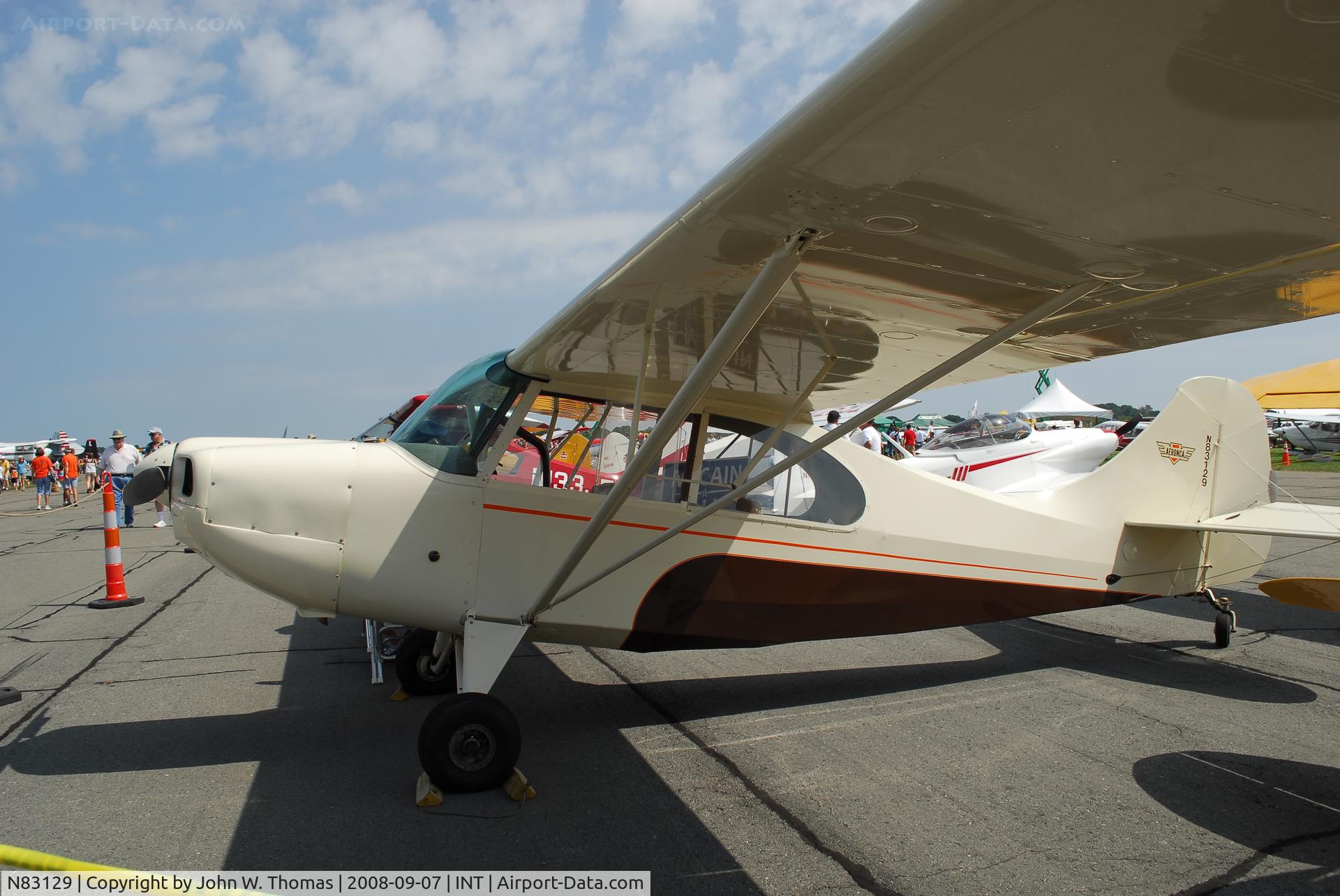 N83129, 1946 Aeronca 7CCM C/N 7AC-1787, Airshow Performance