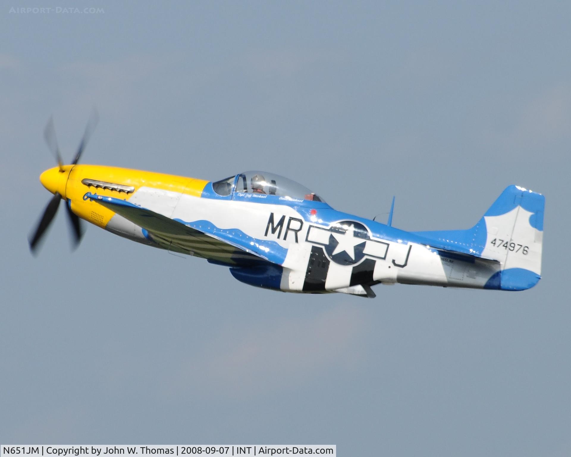 N651JM, 1944 North American/aero Classics P-51D C/N 44-74976, Airshow Performance