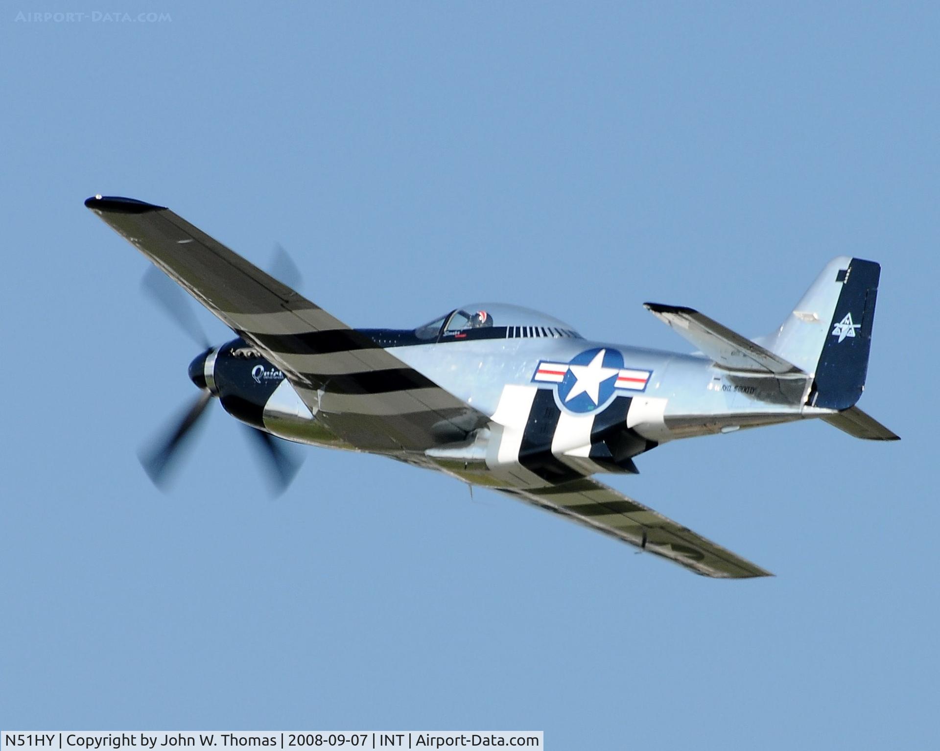 N51HY, 1944 North American P-51D Mustang C/N 124-48192, Airshow Performance