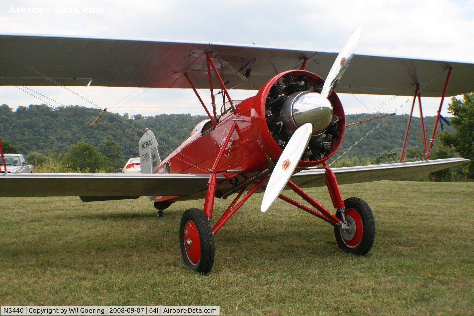 N3440, 1927 Stearman C3-B Sport Commercial C/N 104, Stearman at Lee Bottom
