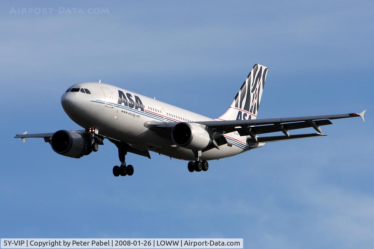 5Y-VIP, 1991 Airbus A310-308 C/N 620, VIE