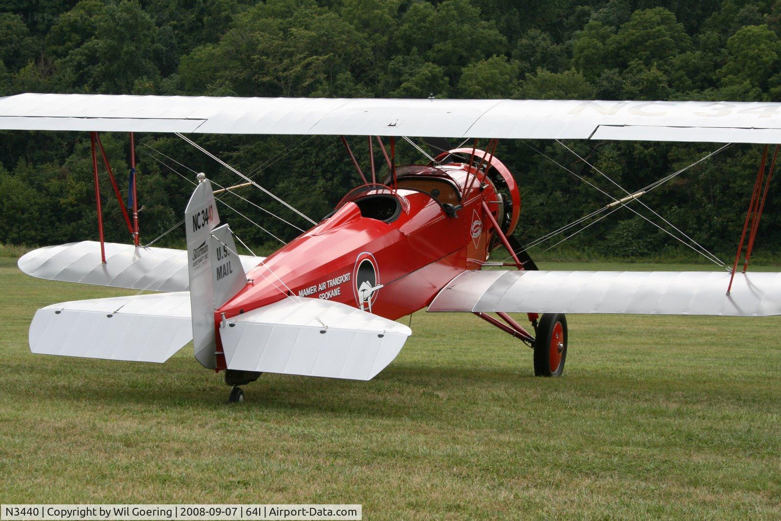 N3440, 1927 Stearman C3-B Sport Commercial C/N 104, Stearmann Airmail Aircraft