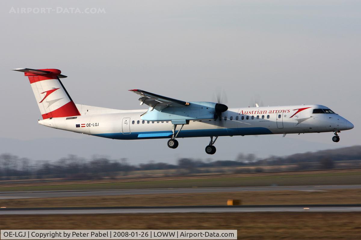 OE-LGJ, 2005 De Havilland Canada DHC-8-402Q Dash 8 C/N 4104, VIE