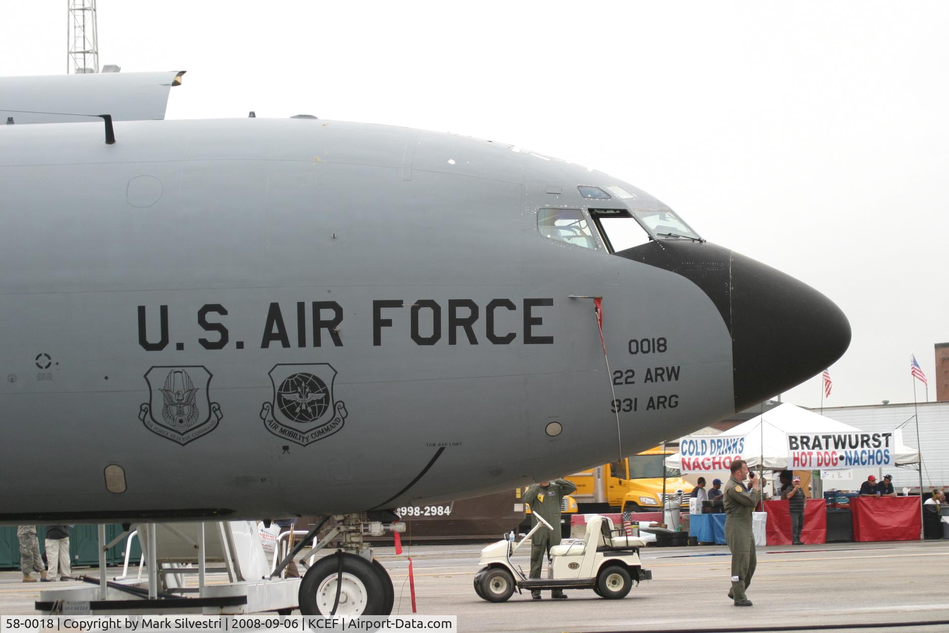 58-0018, 1958 Boeing KC-135R Stratotanker C/N 17763, Westover ARB 2008