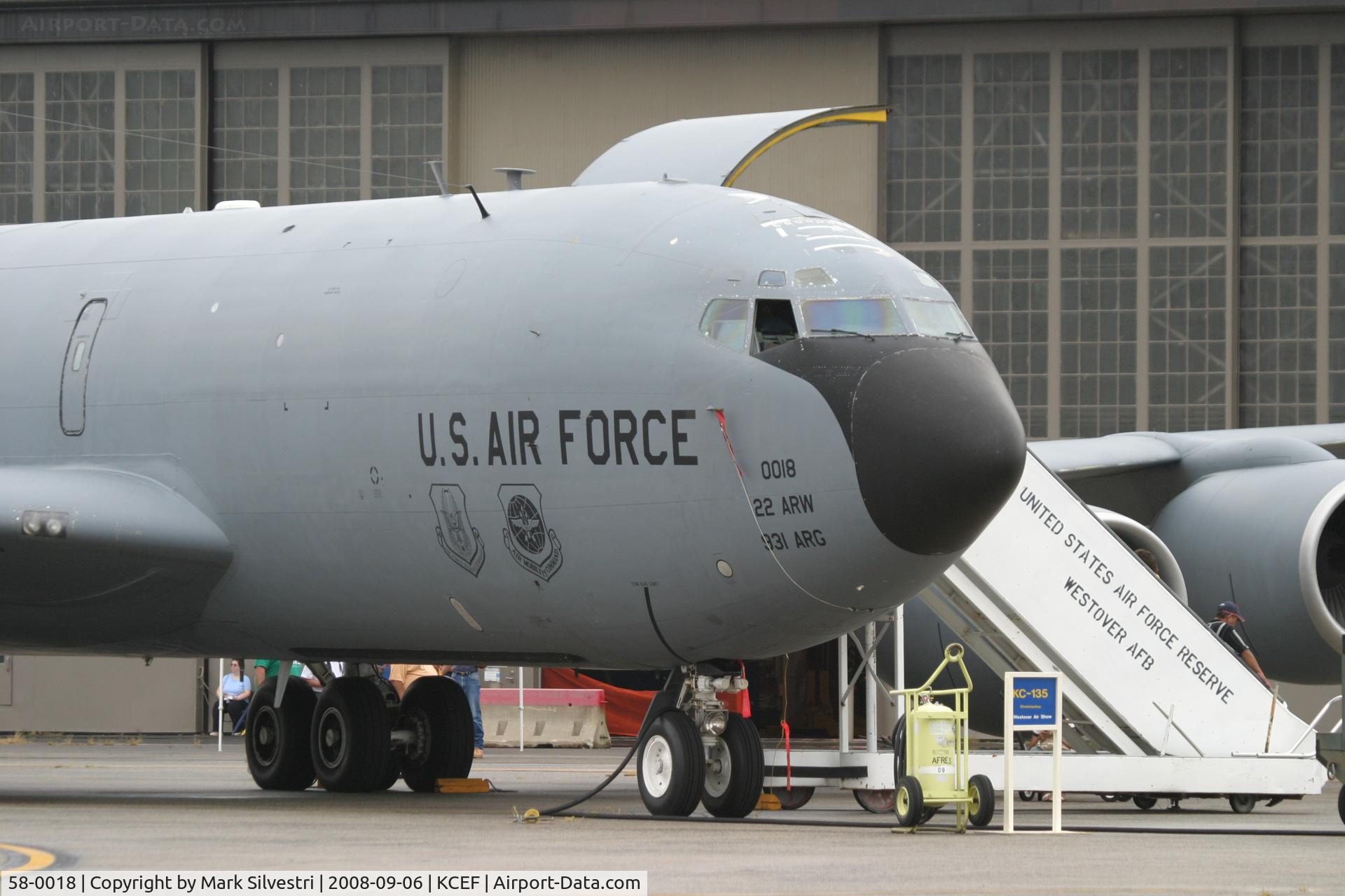 58-0018, 1958 Boeing KC-135R Stratotanker C/N 17763, Westover ARB 2008