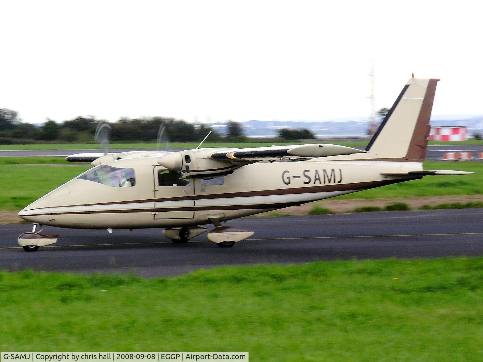 G-SAMJ, 1977 Partenavia P-68B C/N 101, RAVENAIR AIRCRAFT LTD, Previous ID: D-GERA