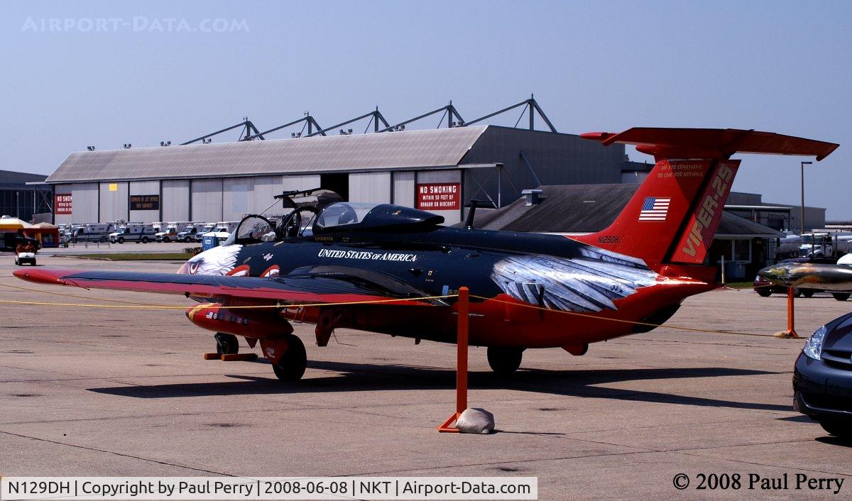 N129DH, 1965 Aero L-29 Delfin C/N 591324, Last year she was Black 17.  She's had some color since then