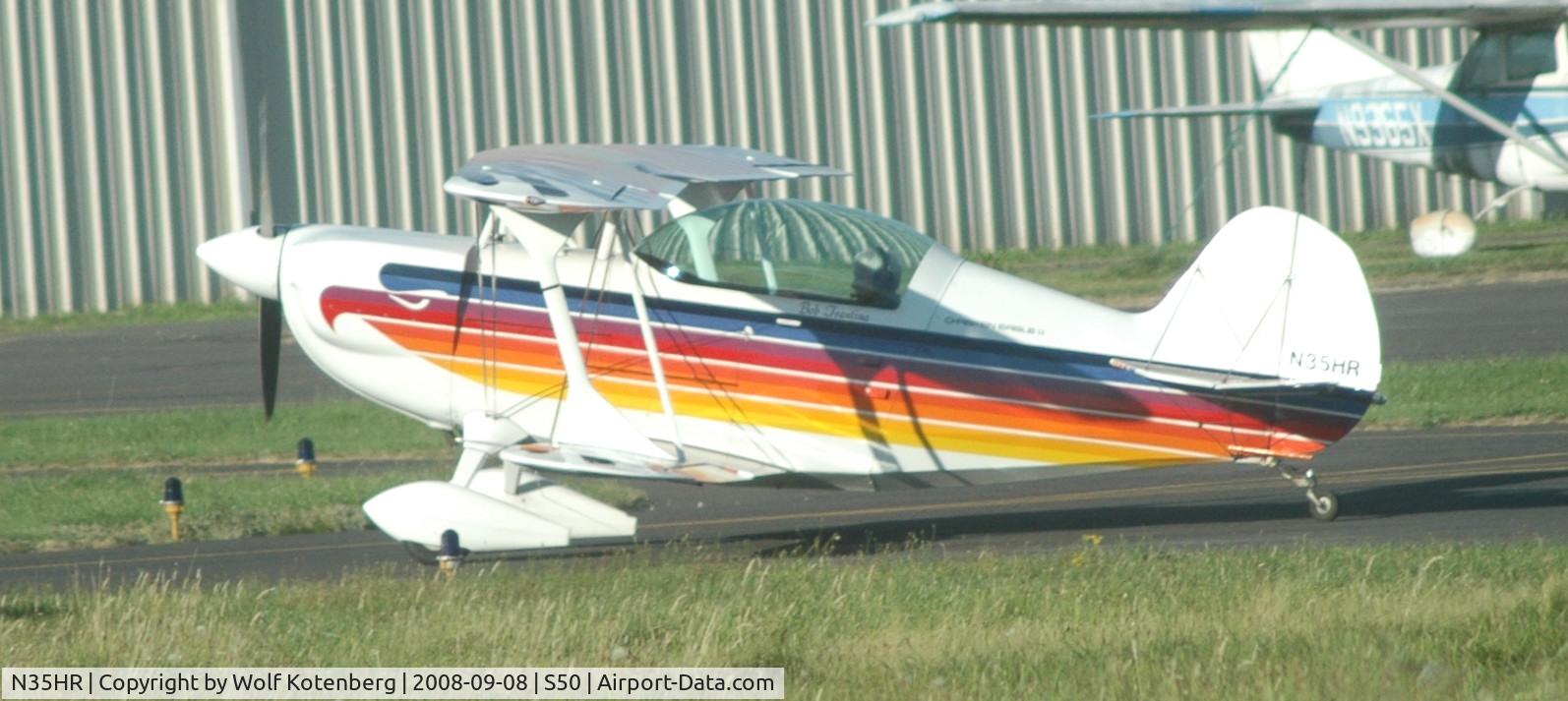 N35HR, Christen Eagle II C/N ROSS 0011, preparing for T/O