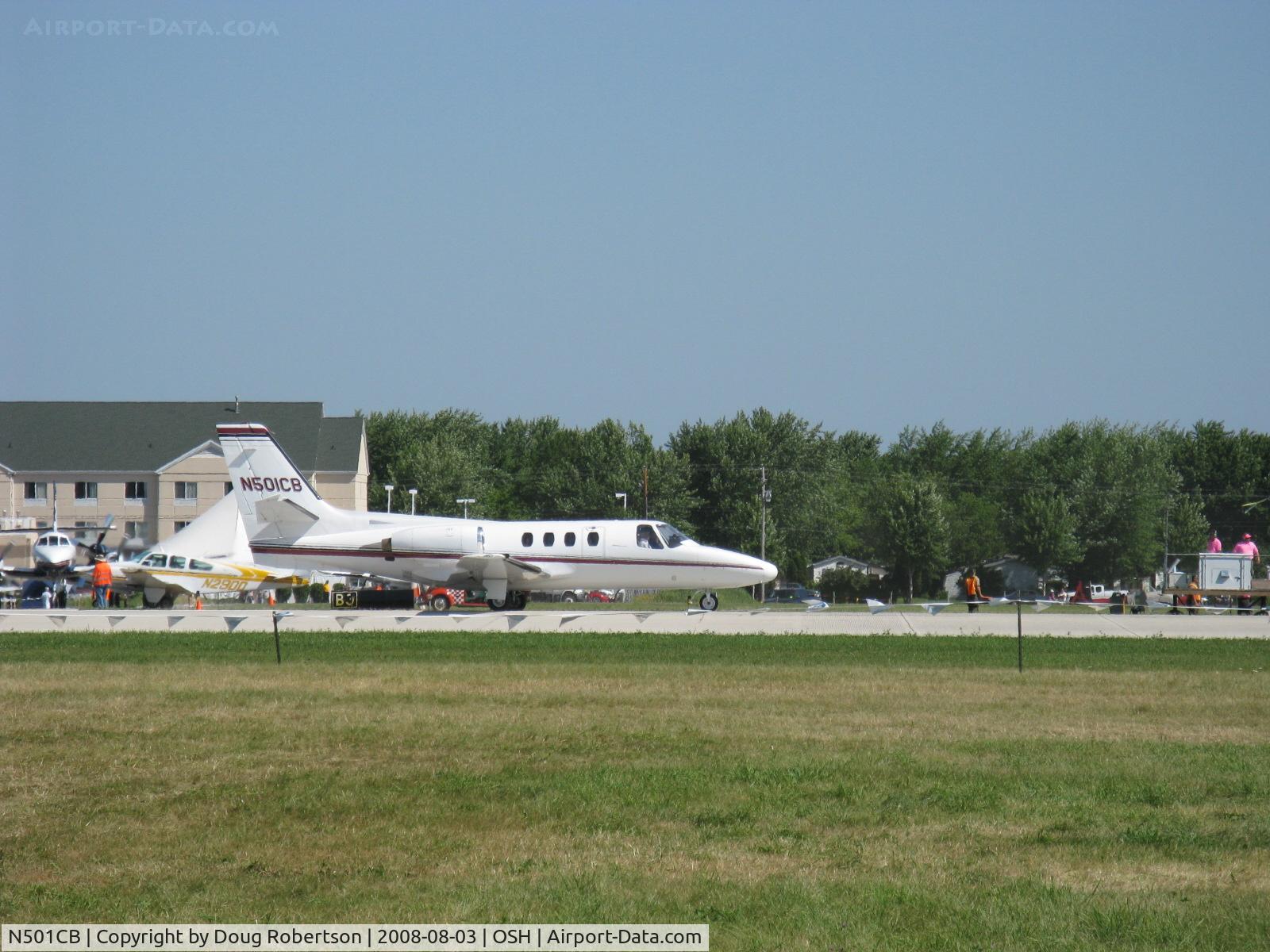 N501CB, 1978 Cessna 501 C/N 5010281, 1978 Cessna CITATION I/SP 501, two P&W(C)JT15D-1 turbofans 2,200 lb st each for takeoff, takeoff roll Rwy 09