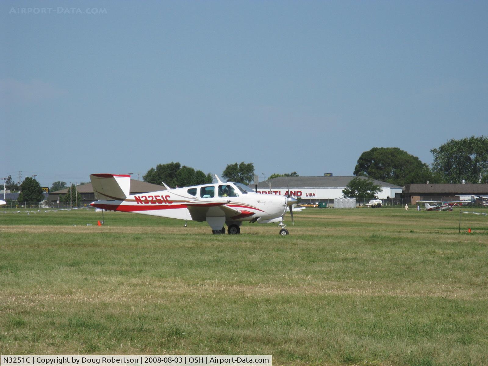N3251C, 1954 Beech E35 C/N D-3916, 1954 Beech E35 BONANZA, Continental E-225-8 225 Hp for takeoff, taxi