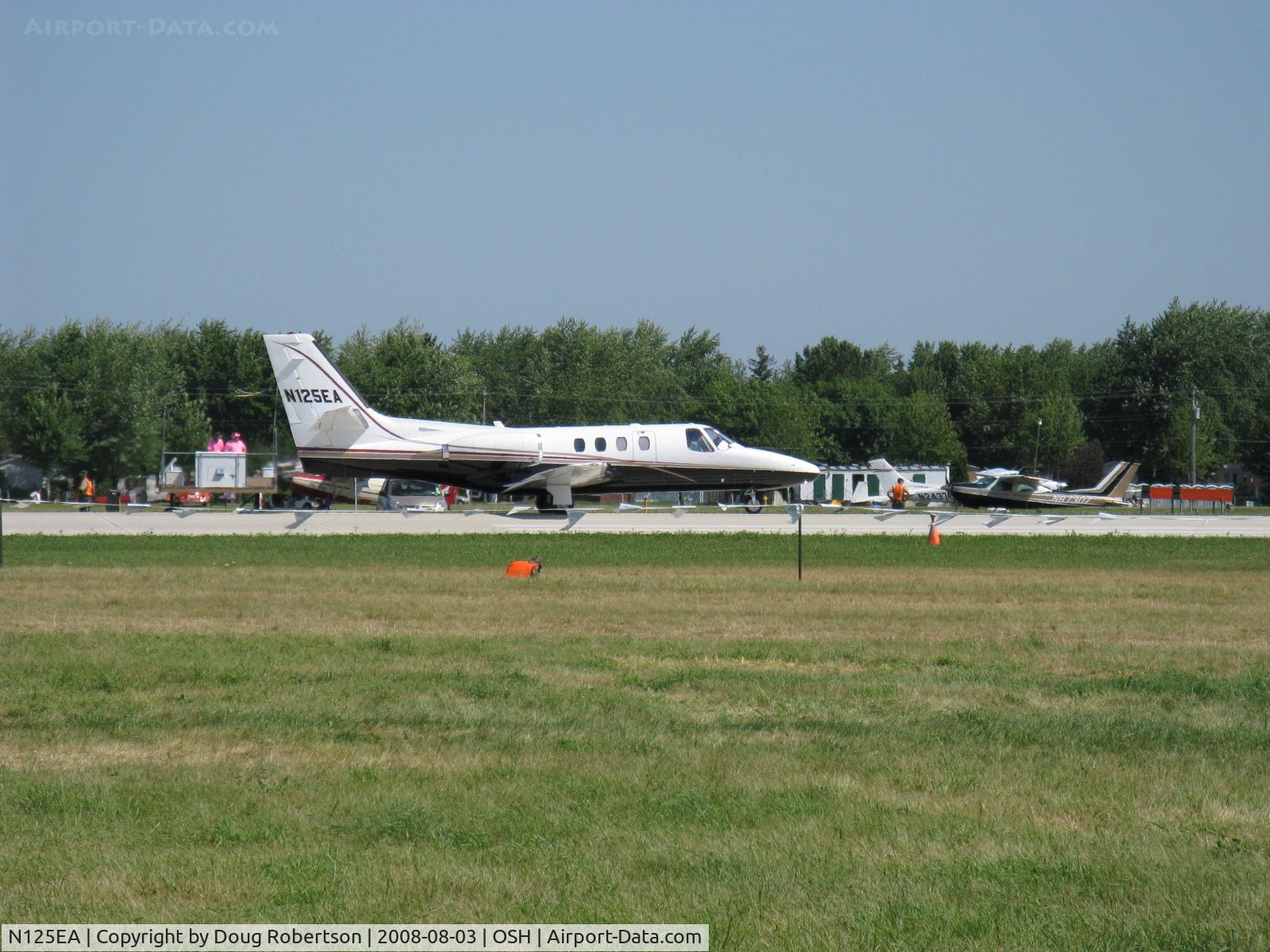 N125EA, 1979 Cessna 501 Citation I/SP C/N 501-0125, 1979 Cessna CITATION I/SP 501, two P&W(C)JT15D-1 turbofans 2,200 Lb st each. Experimental class, takeoff roll Rwy 09