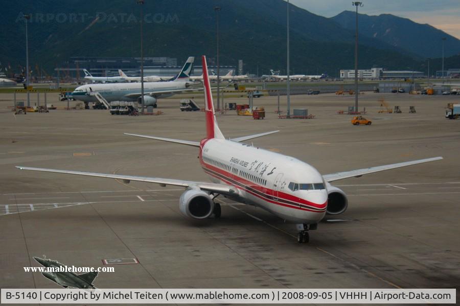 B-5140, 2006 Boeing 737-8Q8 C/N 30698, Shanghai Airlines
