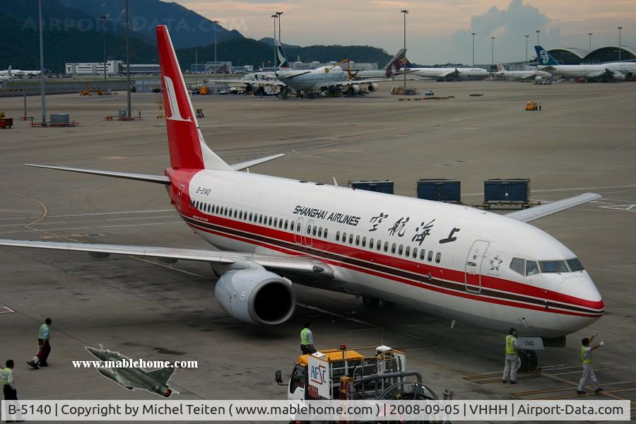 B-5140, 2006 Boeing 737-8Q8 C/N 30698, Shanghai Airlines