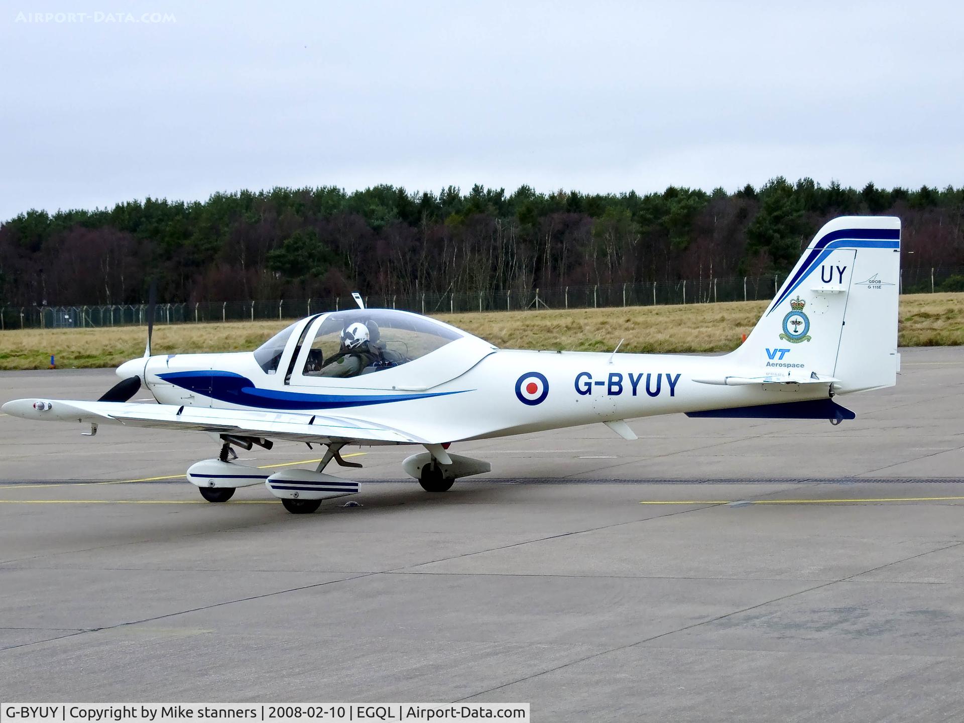 G-BYUY, 2000 Grob G-115E Tutor T1 C/N 82109/E, Tutor from 1EFTS,About to give a flight to a cadet from 2180 sqn (ATC)