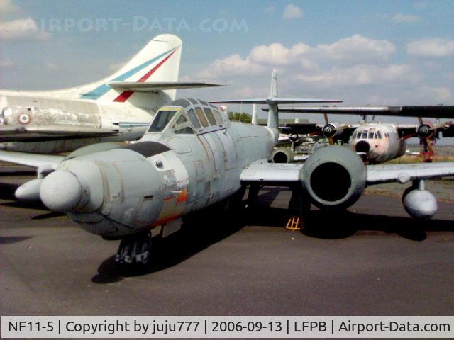 NF11-5, Gloster Meteor NF.11 C/N Not found NF11-5, on restoration at Dugny