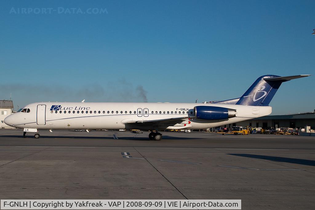 F-GNLH, 1991 Fokker 100 (F-28-0100) C/N 11311, Blueline Fokker 100