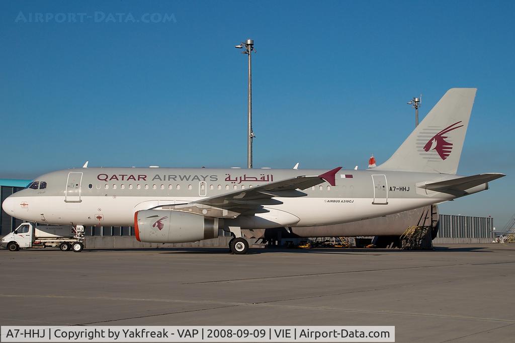 A7-HHJ, 2000 Airbus A319-133XCJ C/N 1335, Qatar Government Airbus 319