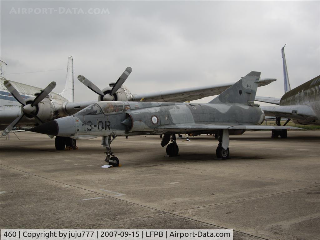 460, Dassault Mirage IIIE C/N 460, on preservation at Le Bourget Muséum