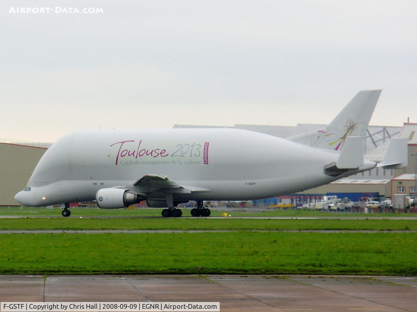 F-GSTF, 2000 Airbus A300B4-608ST Super Transporter C/N 796, Promoting Toulouse candidate for European Capital of Culture in 2013