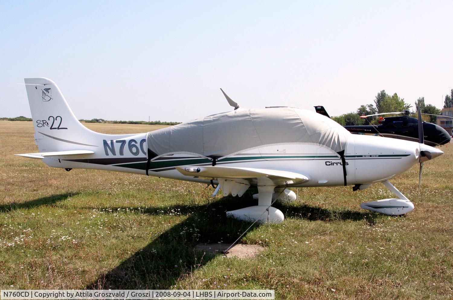N760CD, 2001 Cirrus SR22 C/N 0084, Budaörs-Airport/Hungary