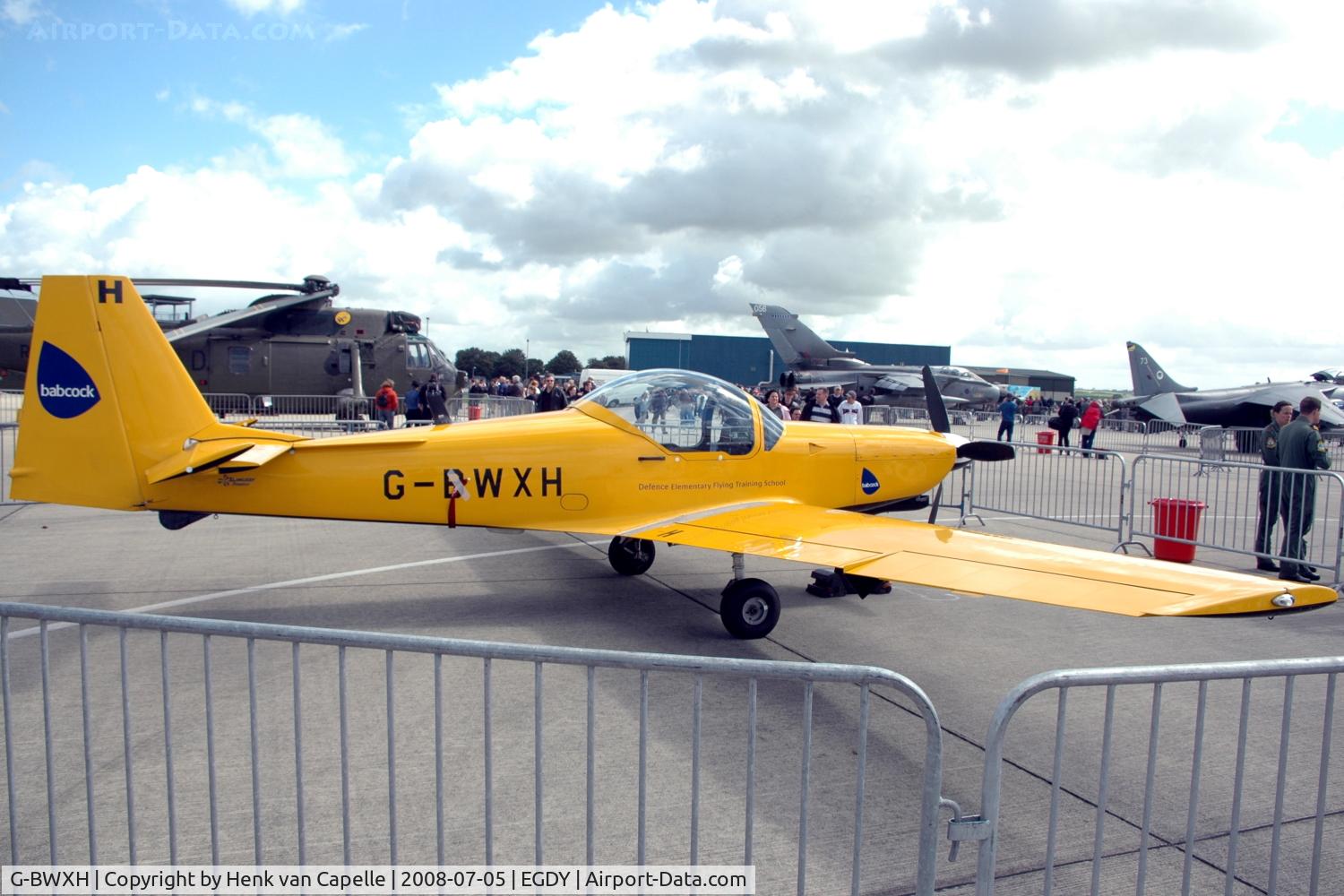 G-BWXH, 1996 Slingsby T-67M-260 Firefly C/N 2243, Firefly at RNAS Yeovilton Air Day 2008.