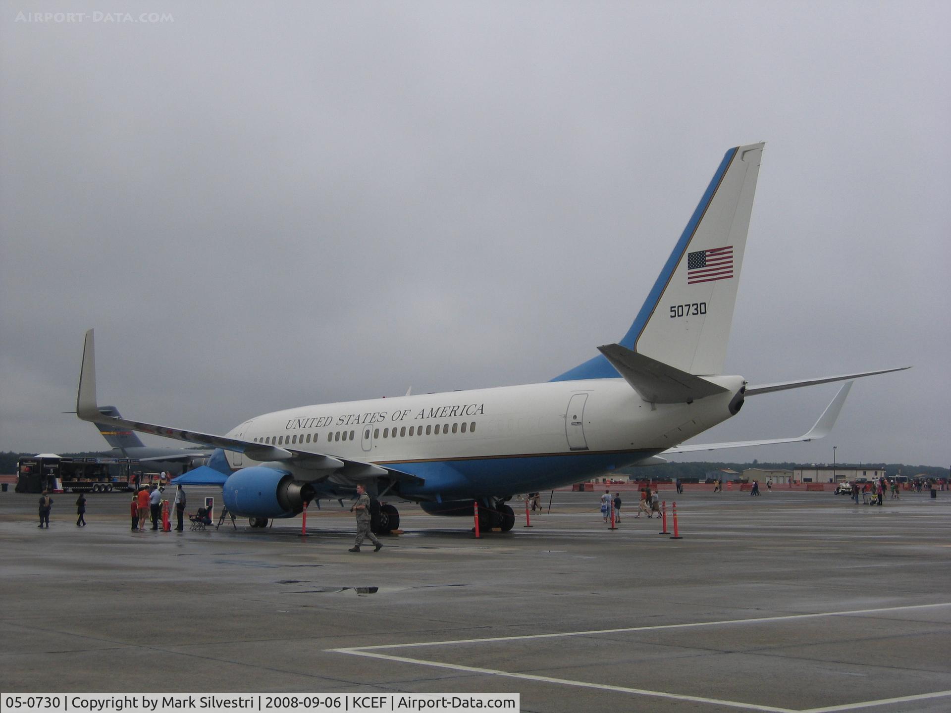 05-0730, 2006 Boeing C-40C Clipper (737-7BC BBJ) C/N 34807, Westover ARB 2008