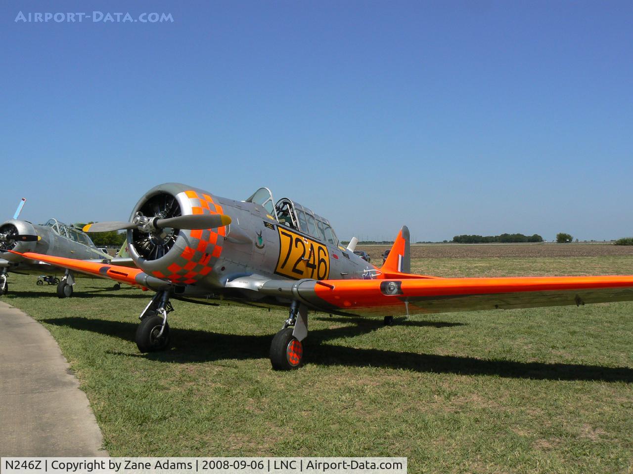 N246Z, 1946 North American AT-6B Texan C/N 88-10676, At the DFW CAF open house 2008 - Warbirds on Parade!