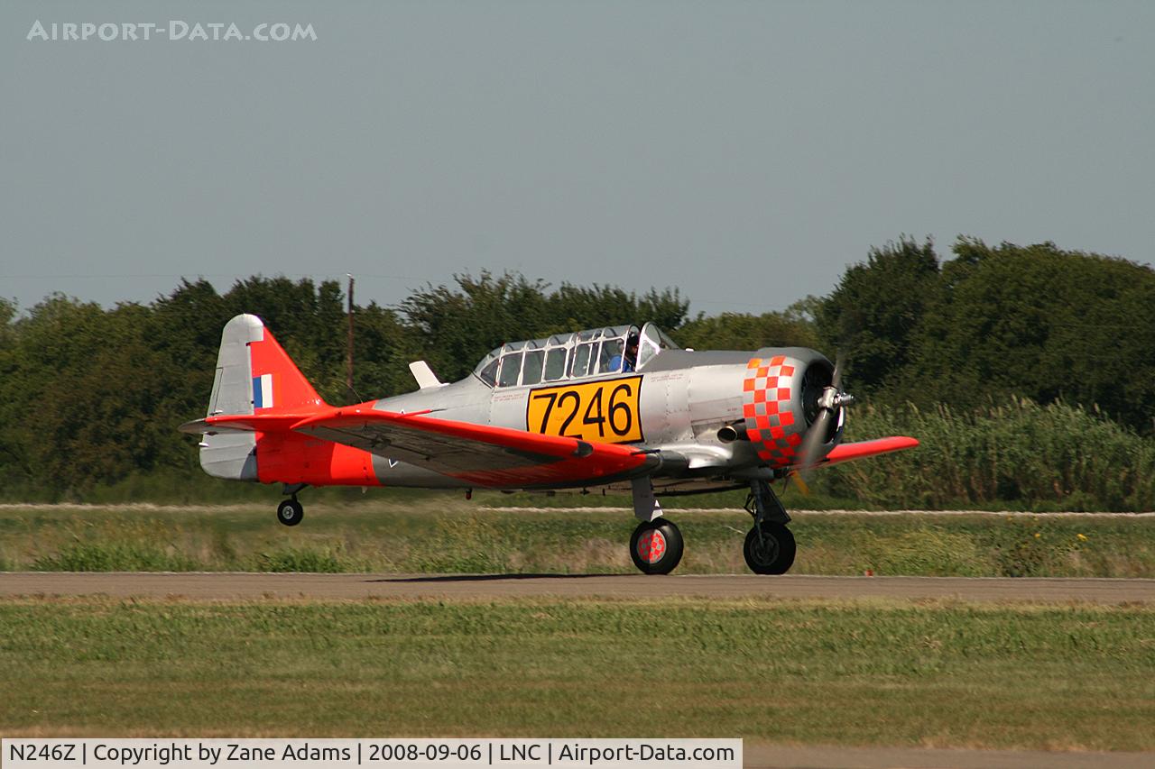 N246Z, 1946 North American AT-6B Texan C/N 88-10676, At the DFW CAF open house 2008 - Warbirds on Parade!