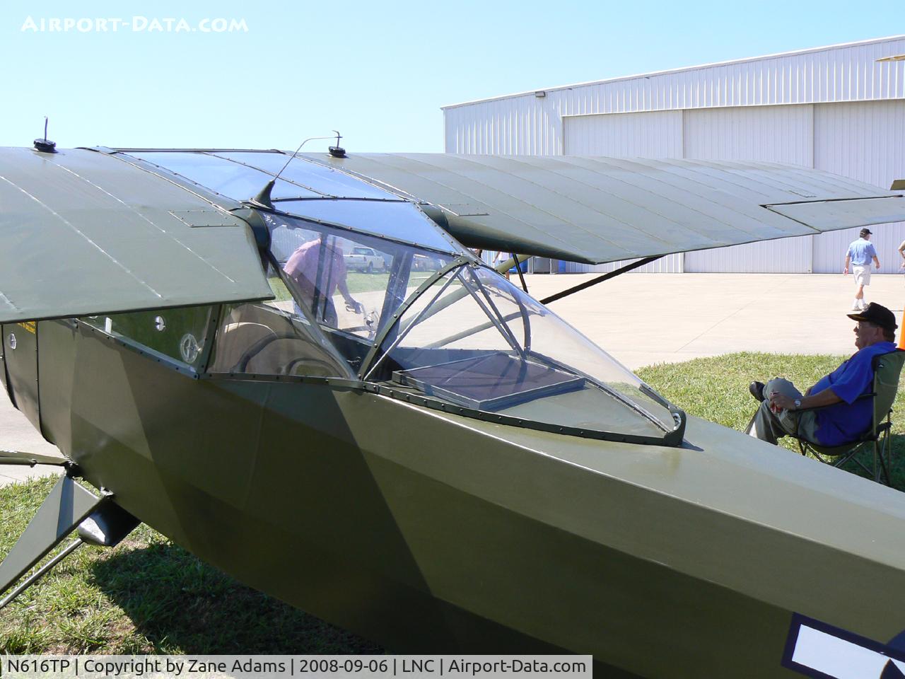 N616TP, Taylorcraft L-2B C/N 0-4449, At the DFW CAF open house 2008 - Warbirds on Parade!