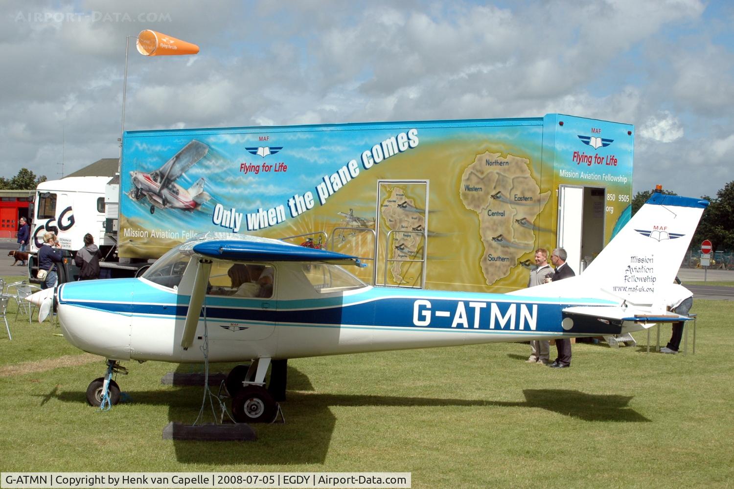 G-ATMN, 1966 Reims Cessna F150F C/N 0060, Cessna 150 at RNAS Yeovilton Air Day 2008