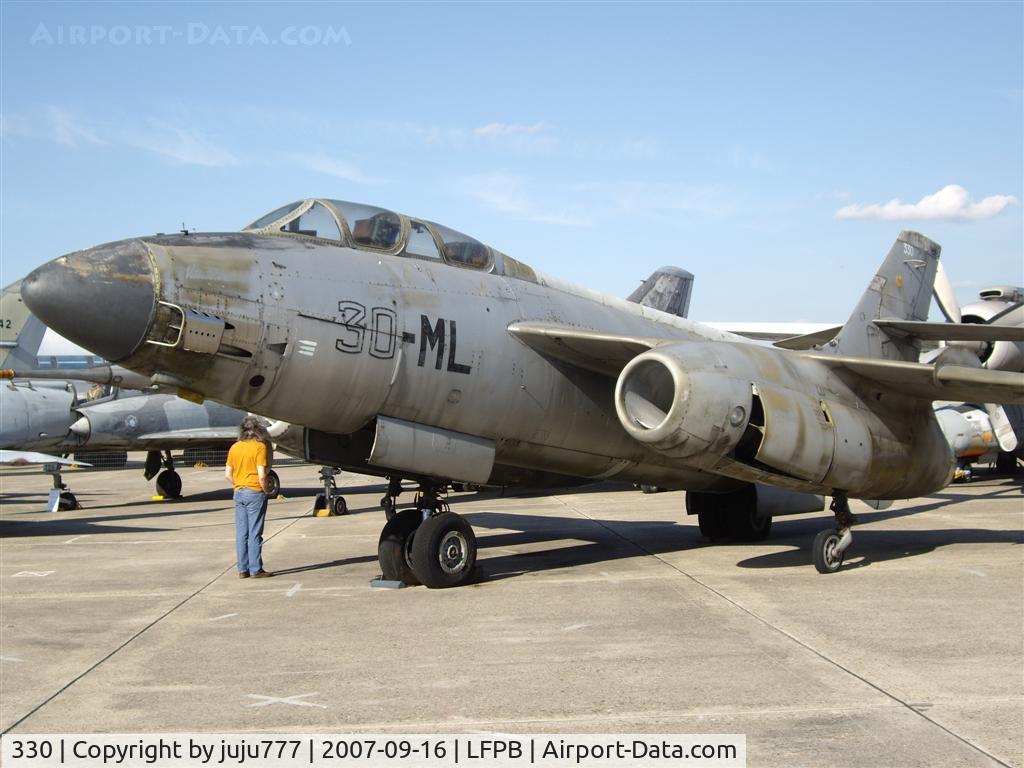 330, 1958 Sud Aviation SO.4050 Vautour IIN C/N 69, on preservation at Le Bourget Muséum