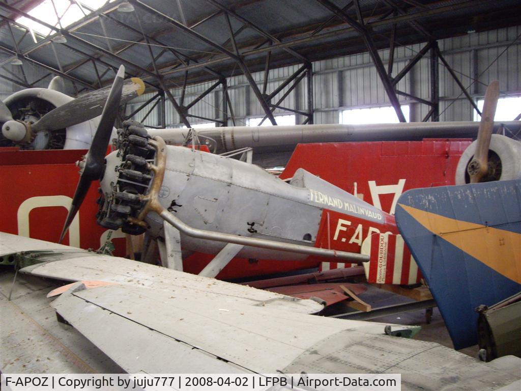 F-APOZ, Gourdou-Leseurre B7 C/N 3, on preservation at Le Bourget Muséum