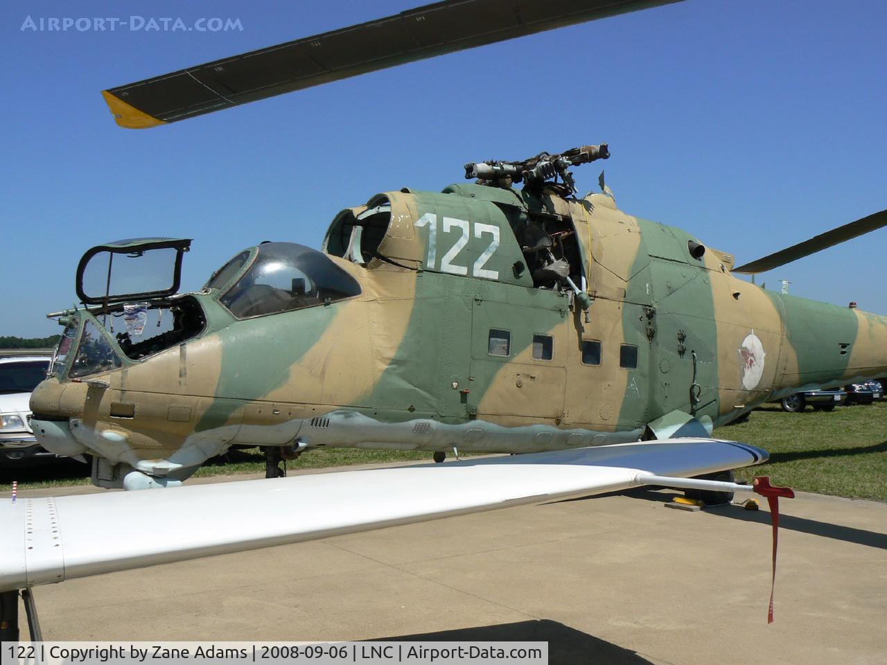 122, Mil Mi-24D Hind D C/N 730203, MI-24 Hind of the Cold War Aviation Museum At the DFW CAF open house 2008 - Warbirds on Parade!