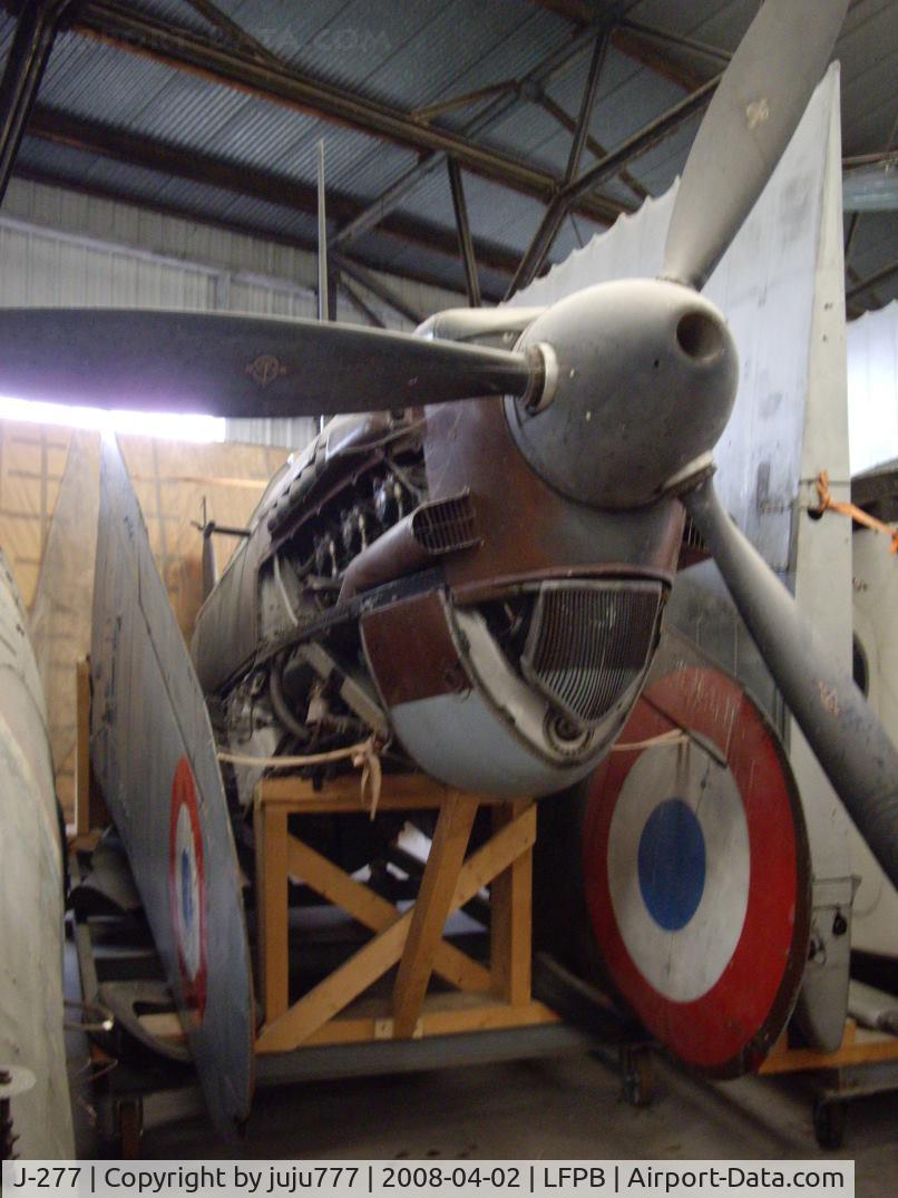 J-277, Morane-Saulnier MS.406 D-3801 C/N 15, on preservation at Le Bourget Muséum