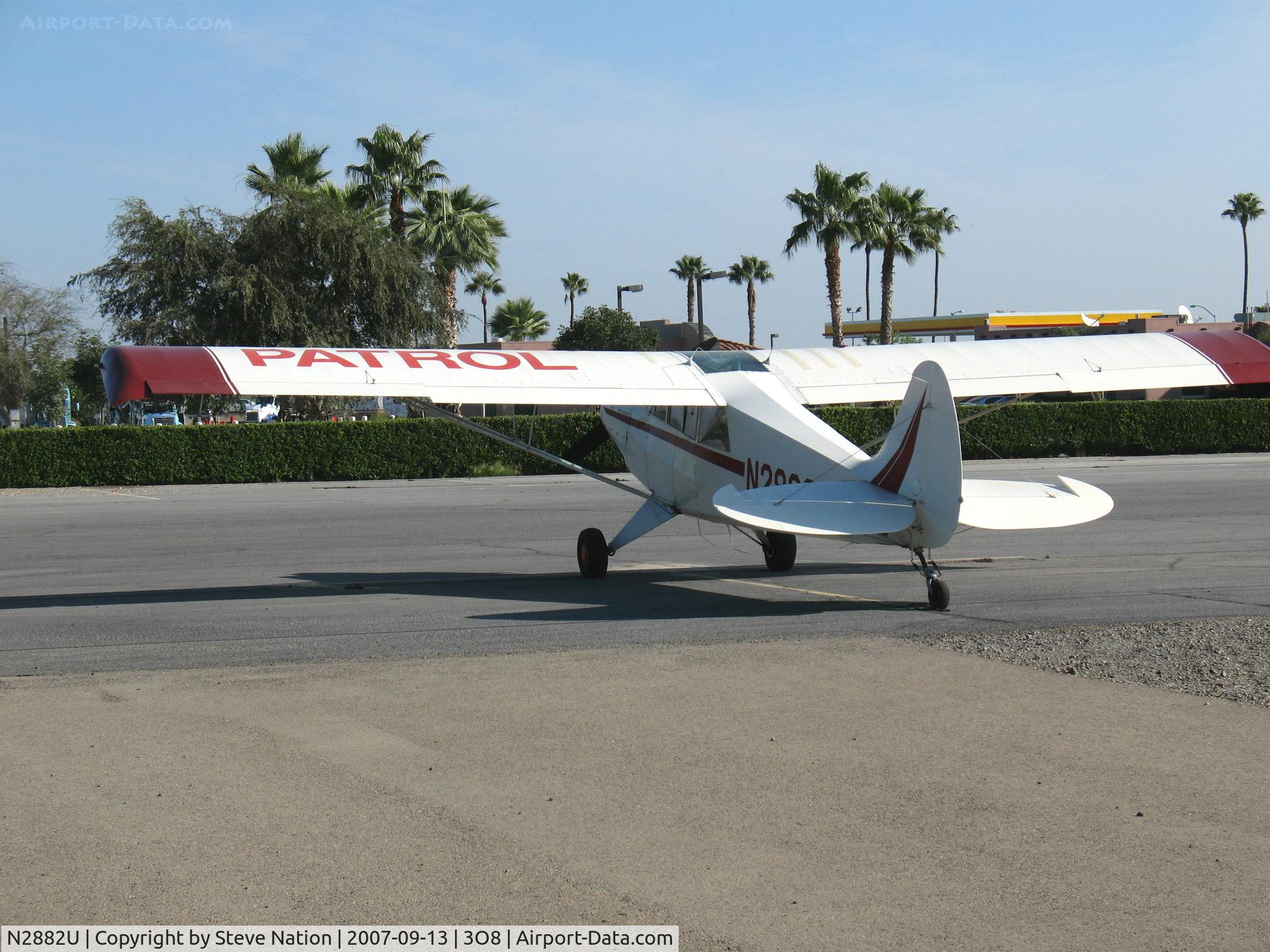 N2882U, 1987 Christen A-1 Husky C/N 1013, Pipeline PATROL 1987 Christen Industries Inc A-1 @ Harris Ranch Airport & Restaurant, CA