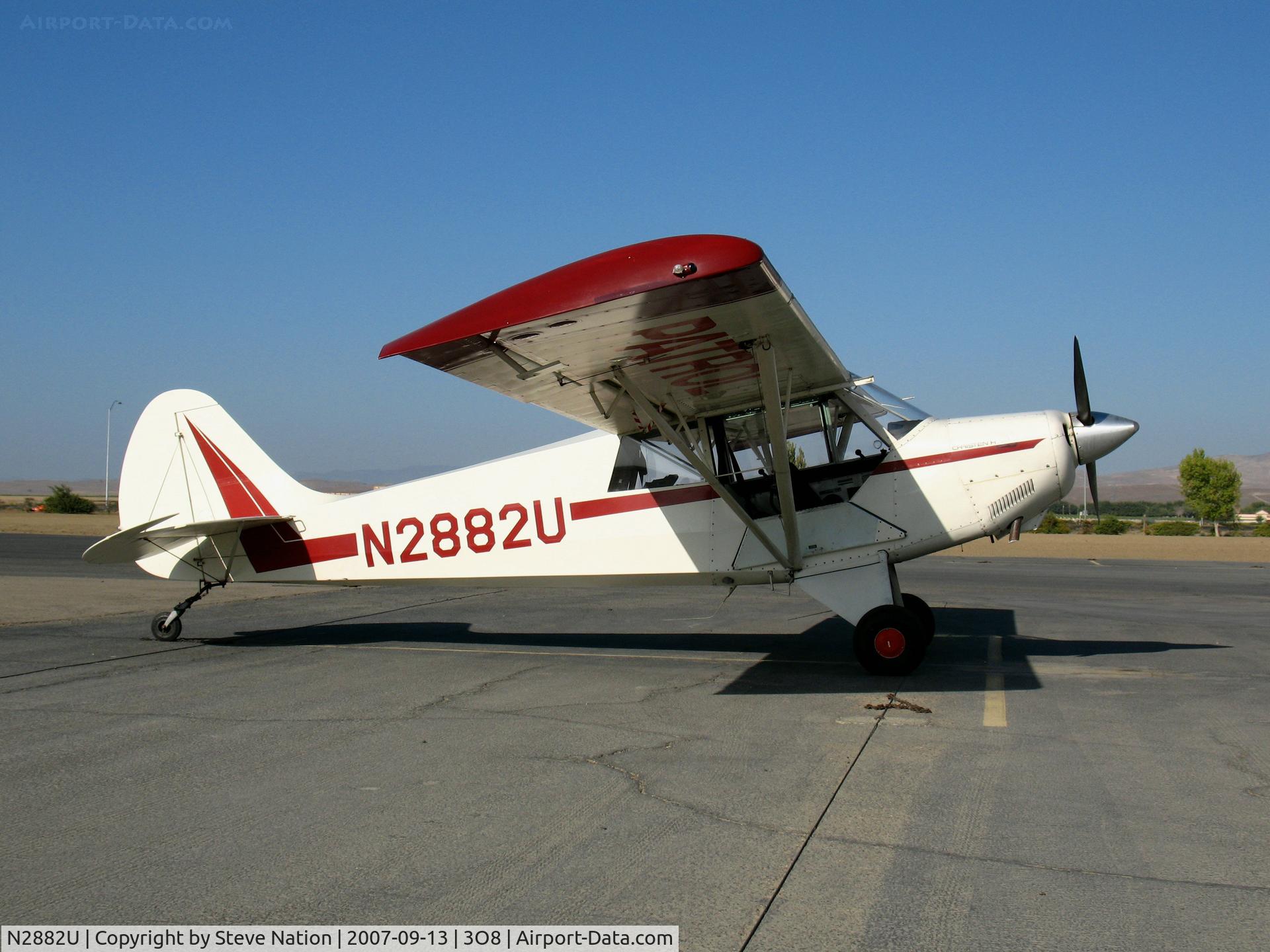 N2882U, 1987 Christen A-1 Husky C/N 1013, Pipeline PATROL 1987 Christen Industries Inc A-1 @ Harris Ranch Airport & Restaurant, CA