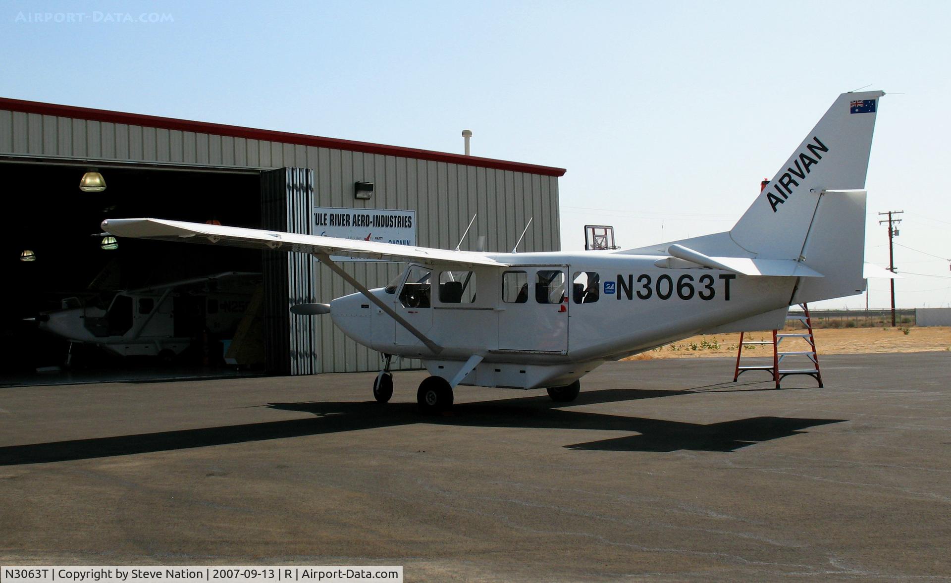 N3063T, Gippsland GA-8 Airvan C/N GA8-05-087, AIRVAN Gippsland GA-8 fitting out @ Porterville, CA