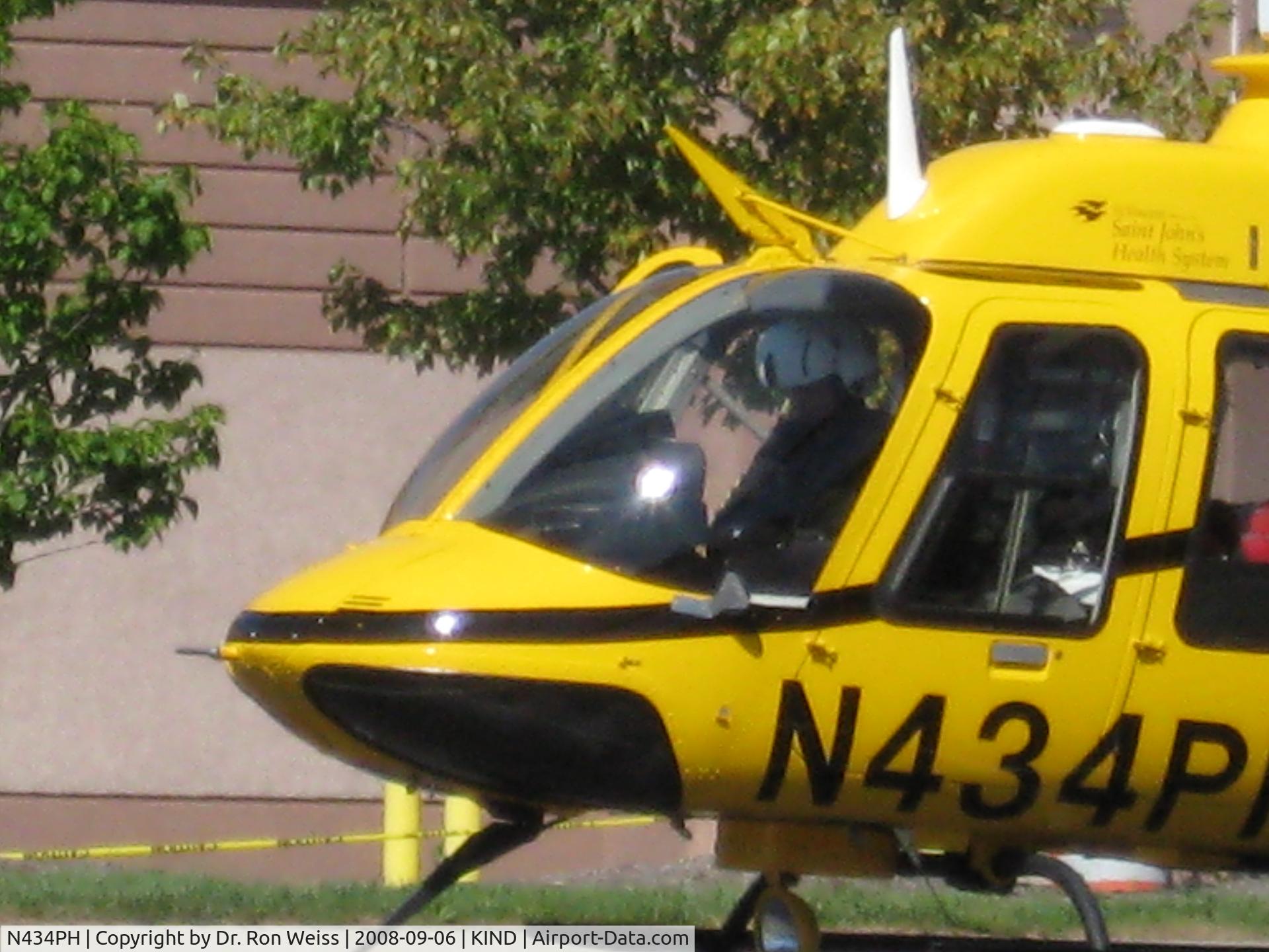 N434PH, Bell 407 C/N 53773, Bell 407 close up of aircraft nose