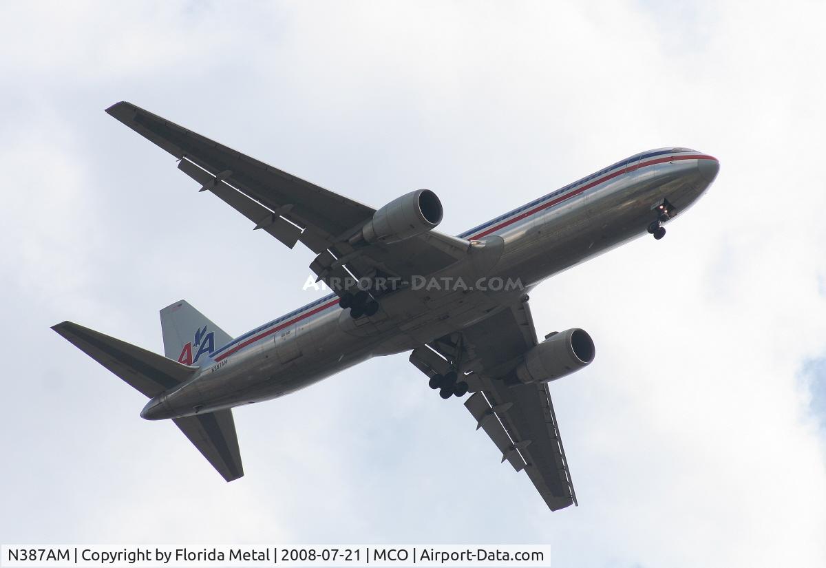 N387AM, 1994 Boeing 767-323 C/N 27184, American 767-300 arriving from DFW