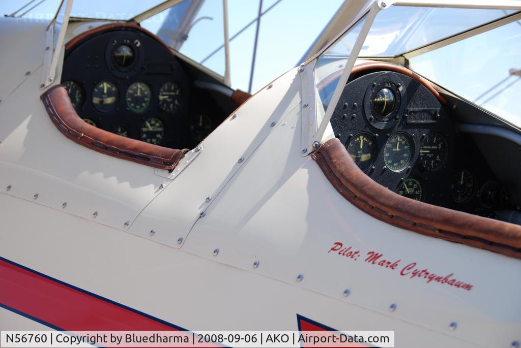 N56760, 1936 Boeing A75 C/N 75-017, Parked on Display at the National Radial Engine Exhibition in Akron, Colorado