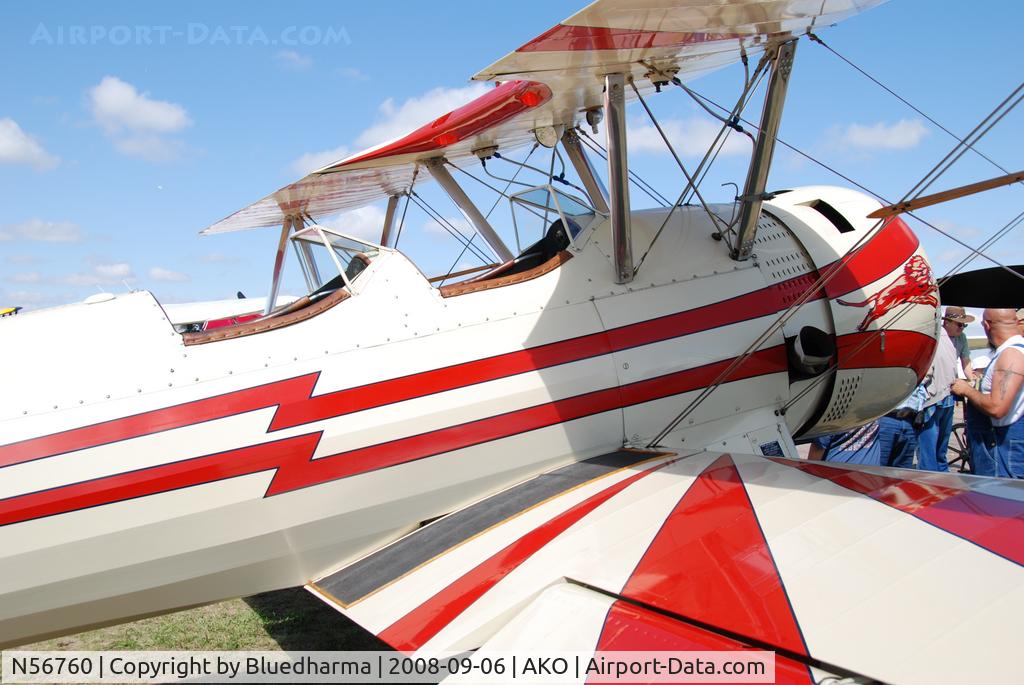 N56760, 1936 Boeing A75 C/N 75-017, Parked on Display at the National Radial Engine Exhibition in Akron, Colorado