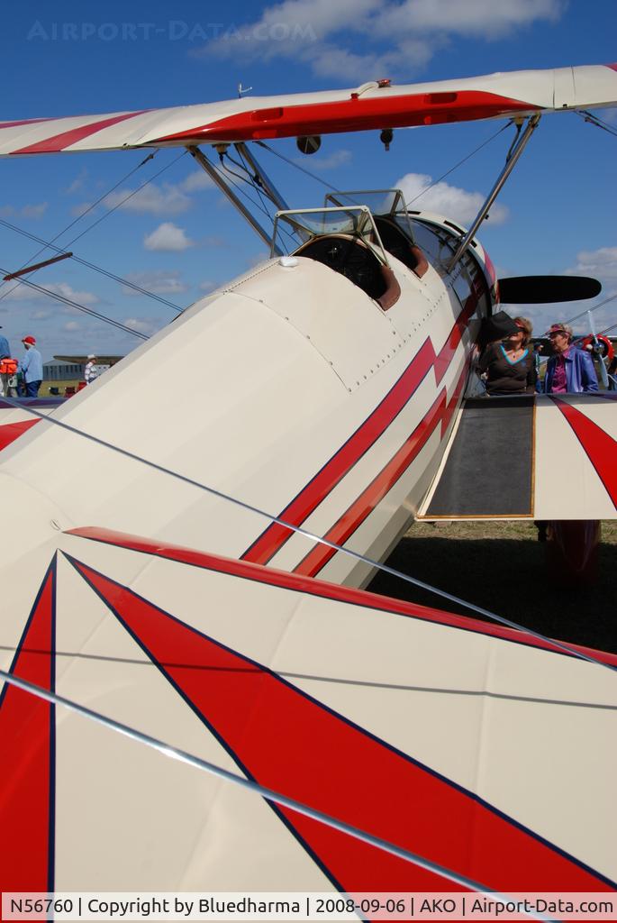 N56760, 1936 Boeing A75 C/N 75-017, Parked on Display at the National Radial Engine Exhibition in Akron, Colorado