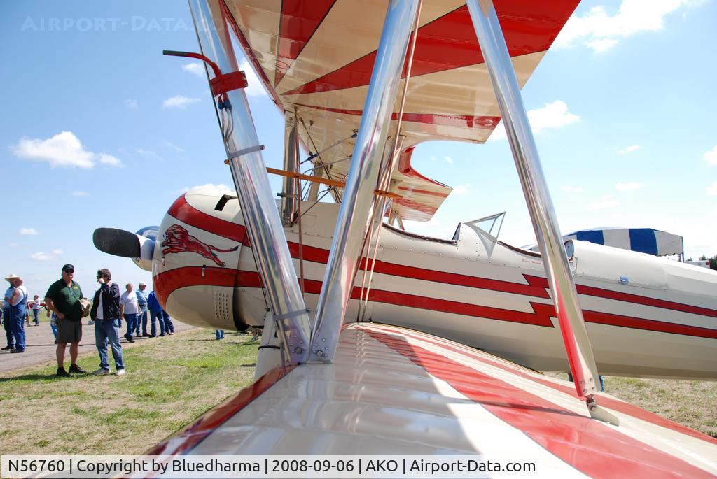 N56760, 1936 Boeing A75 C/N 75-017, Parked on Display at the National Radial Engine Exhibition in Akron, Colorado