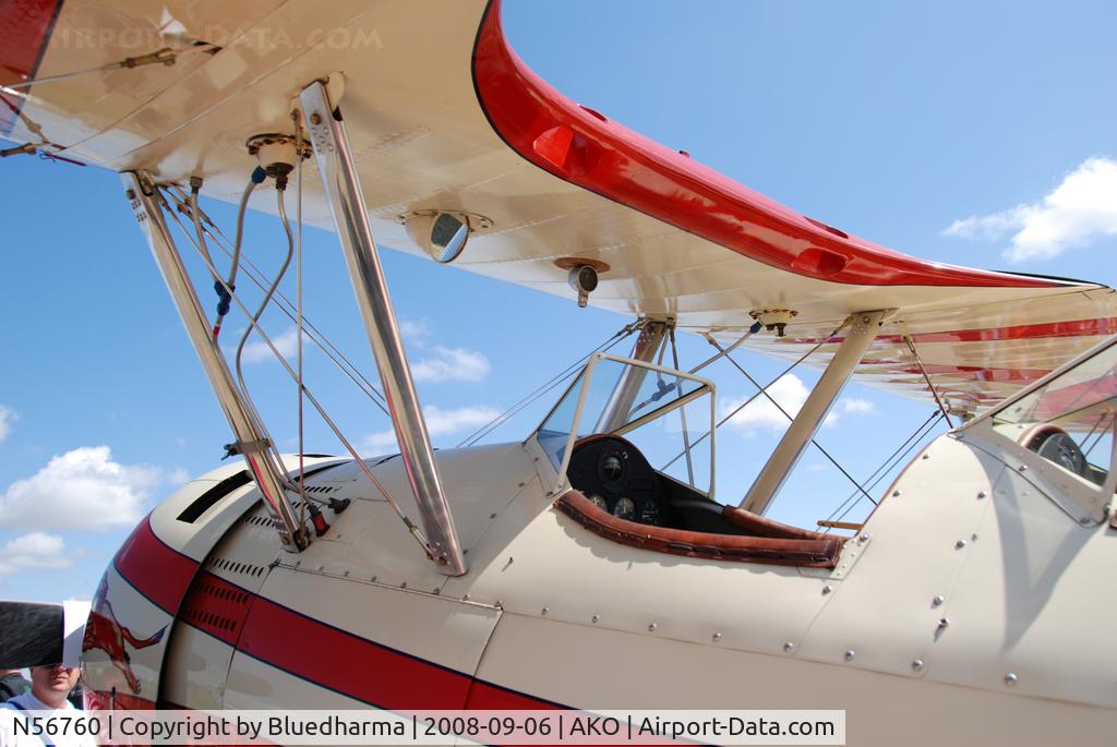 N56760, 1936 Boeing A75 C/N 75-017, Parked on Display at the National Radial Engine Exhibition in Akron, Colorado