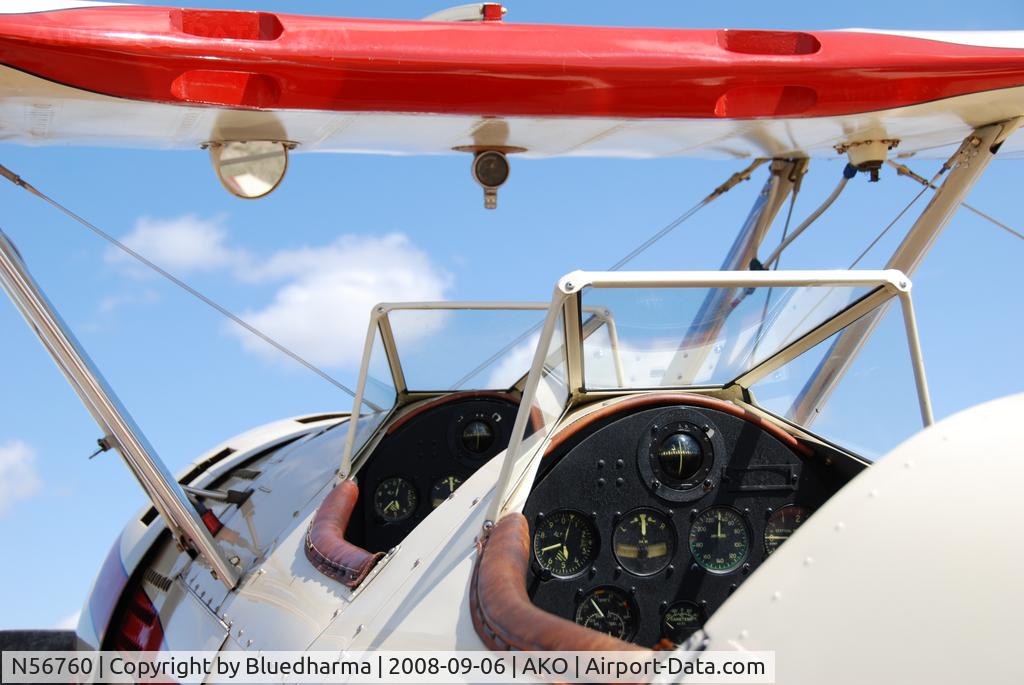 N56760, 1936 Boeing A75 C/N 75-017, Parked on Display at the National Radial Engine Exhibition in Akron, Colorado