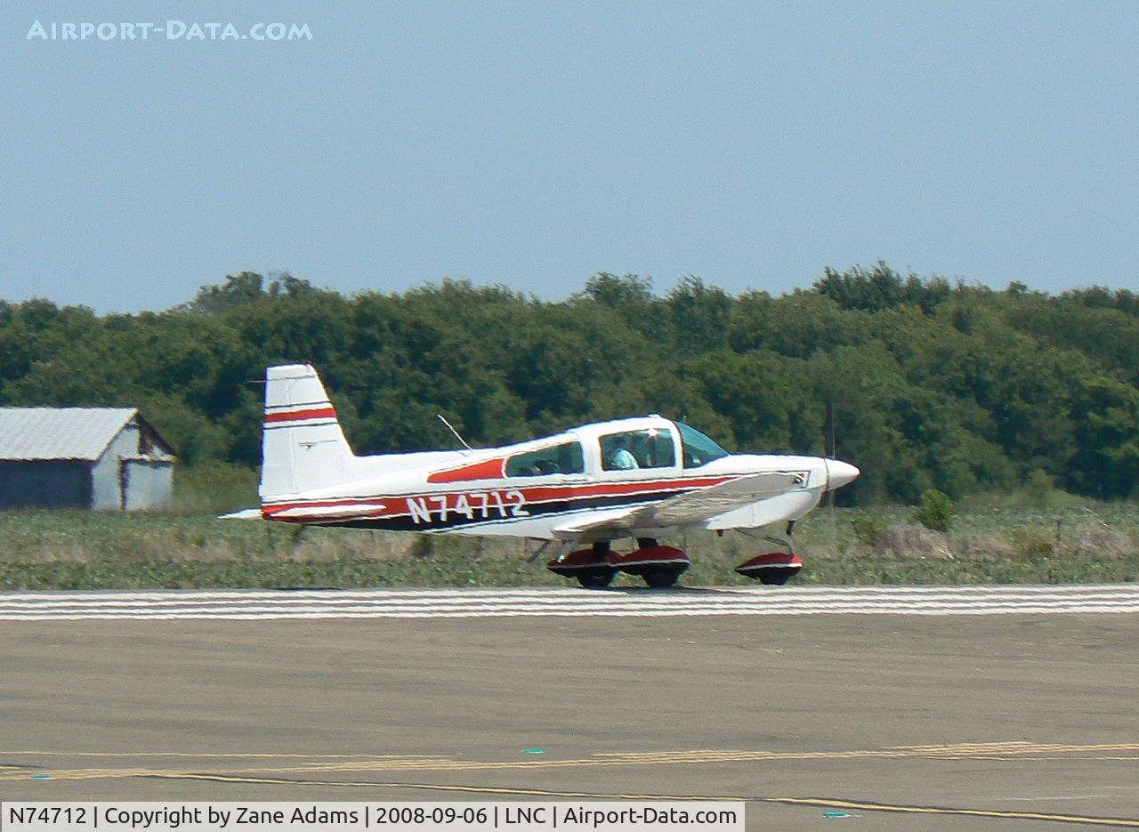 N74712, 1976 Grumman American AA-5B Tiger C/N AA5B0356, At Lancaster, TX