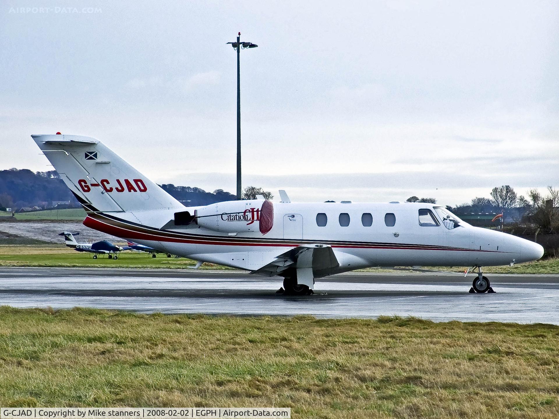 G-CJAD, 2001 Cessna 525 CitationJet CJ1 C/N 525-0435, Cessna citationjet2,seen here at its home base