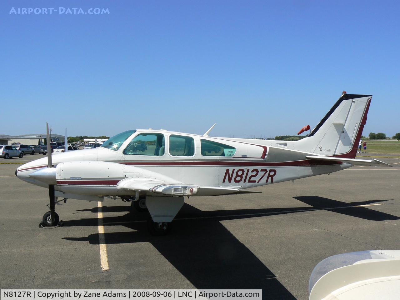 N8127R, 1974 Beech 95-B55 (T42A) Baron C/N TC-1735, At Lancaster, TX