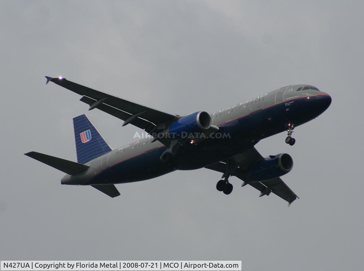 N427UA, 1995 Airbus A320-232 C/N 512, United A320